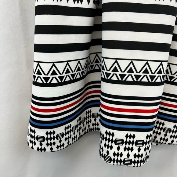 Guess Womens Sundress Multicolor Cut Out Geometric Stripe Straps Stretch 6 - Picture 8 of 12